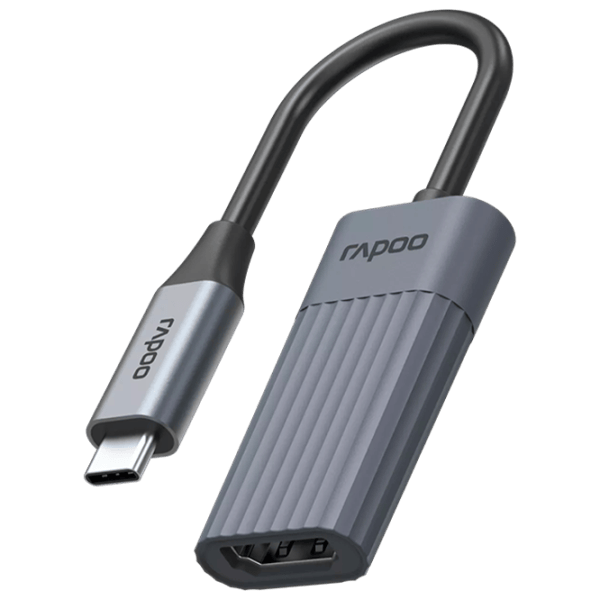 Adaptor RAPOO UCA-1014 USB Type-C / Gray photo 1