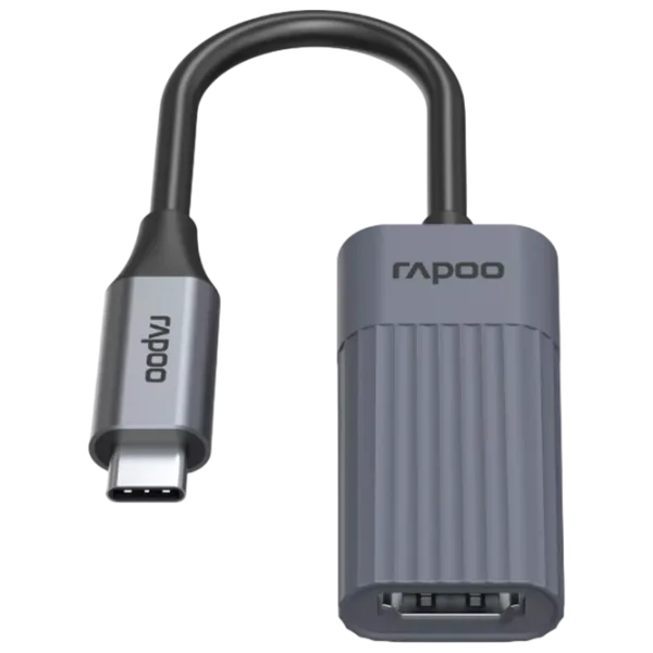 Adaptor RAPOO UCA-1014 USB Type-C / Gray photo 2