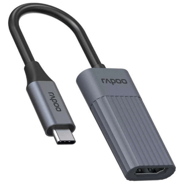 Adaptor RAPOO UCA-1014 USB Type-C / Gray photo 3