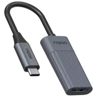Adaptor RAPOO UCA-1014 USB Type-C / Gray photo 3