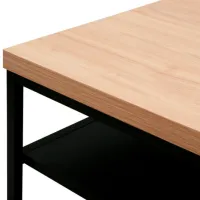 Măsuță de cafea DecoPrim Bronson MCBRN-JJLVC-M37BLK Stejar Sonoma photo 3