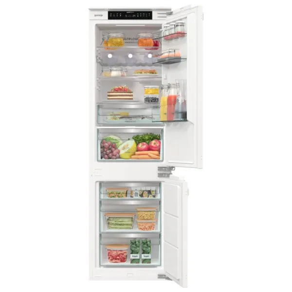 Frigider încorporabil Gorenje NRKI517E62WF cu congelator jos 252 l / 177.5 cm / White photo 3