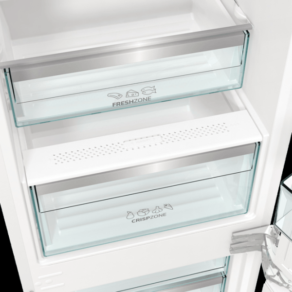 Frigider încorporabil Gorenje NRKI517E62WF cu congelator jos 252 l / 177.5 cm / White photo 4