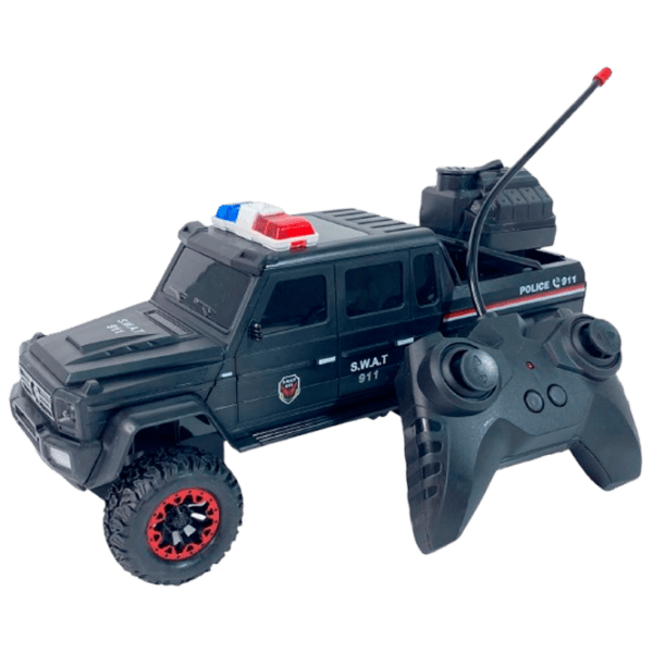 Машинка ZI DI TOYS Police 911 500-3  / / White Черный photo 1