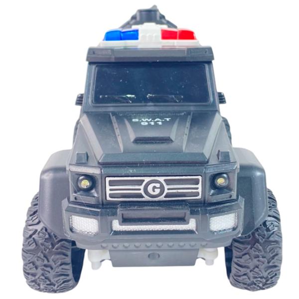 Машинка ZI DI TOYS Police 911 500-3  / / White Черный photo 5