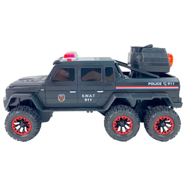 Машинка ZI DI TOYS Police 911 500-3  / / White Черный photo 6