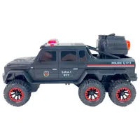 Машинка ZI DI TOYS Police 911 500-3 / / White Черный photo 6