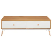 Măsuță de cafea DecoPrim Marani MCMAR-JJLVC-M33WHT Stejar Sonoma photo 2