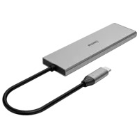 Адаптер Hama 4-in-1 USB-C Multiport USB 3.2 / Серый photo 3