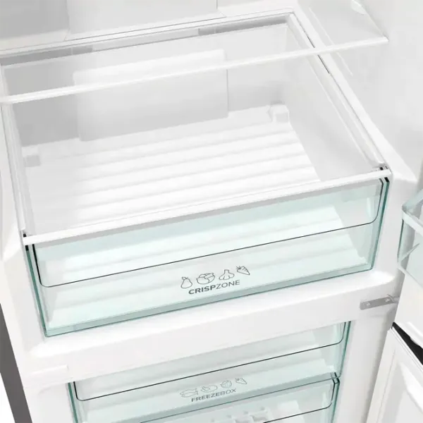 Frigider Gorenje NRK6202EXL4 cu congelator jos 331 l / 200 cm / Gray photo 3