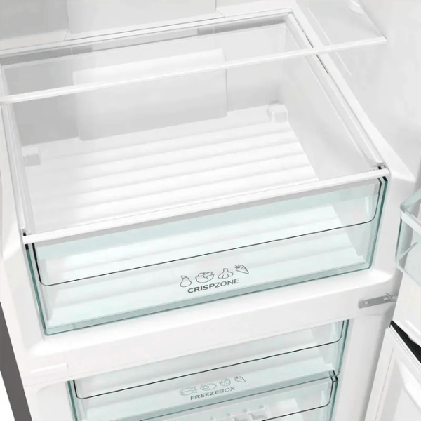 Frigider Gorenje NRK6202EXL4 cu congelator jos 331 l / 200 cm / Gray photo 3