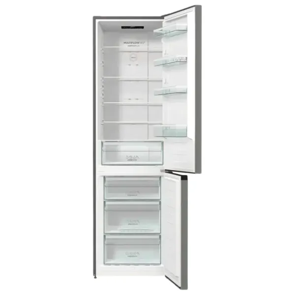 Frigider Gorenje NRK6202EXL4 cu congelator jos 331 l / 200 cm / Gray photo 5
