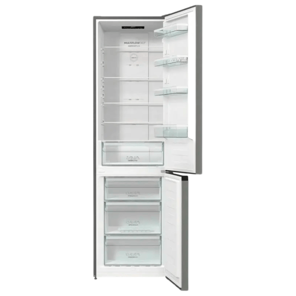Frigider Gorenje NRK6202EXL4 cu congelator jos 331 l / 200 cm / Gray photo 5