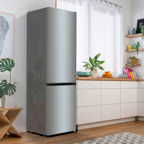 Frigider Gorenje NRK6202EXL4 cu congelator jos 331 l / 200 cm / Gray photo 9