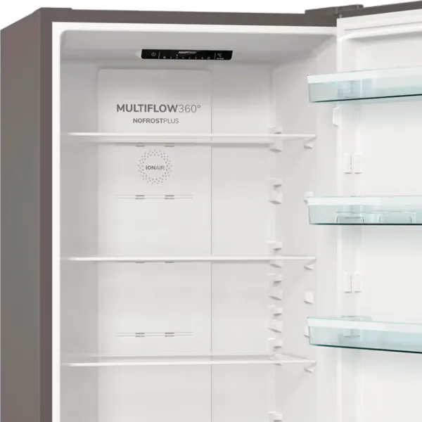 Frigider Gorenje NRK6202EXL4 cu congelator jos 331 l / 200 cm / Gray photo 10