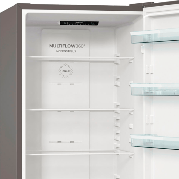 Frigider Gorenje NRK6202EXL4 cu congelator jos 331 l / 200 cm / Gray photo 10