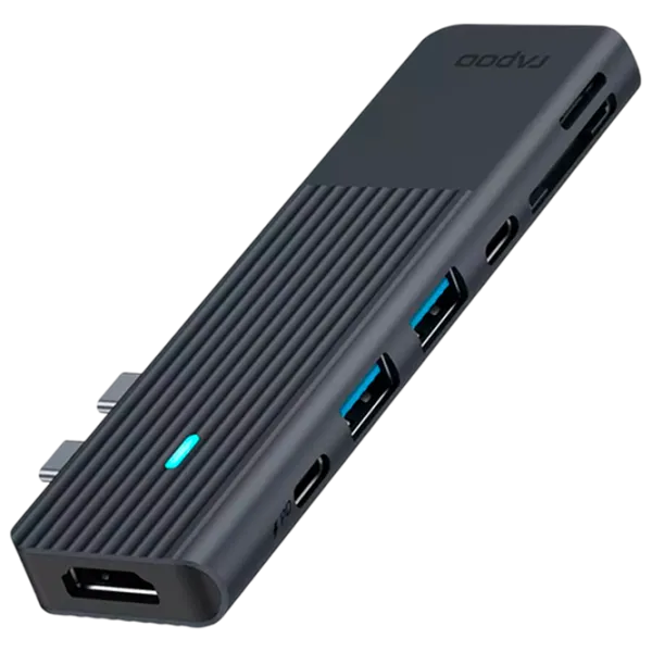 Adaptor RAPOO UCA-2003 USB Type-C / Gray photo 1