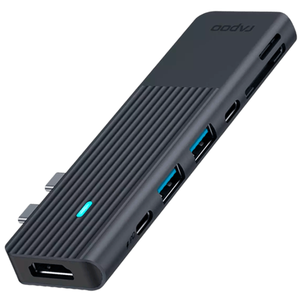 Adaptor RAPOO UCA-2003 USB Type-C / Gray photo 1