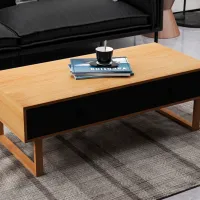 Măsuță de cafea DecoPrim Dello MCDEL-JJLVC-K10BLK Stejar Sonoma photo 4