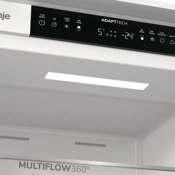 Frigider încorporabil Gorenje NRKI519E41 cu congelator jos 284 l / 193.2 cm / White photo 8