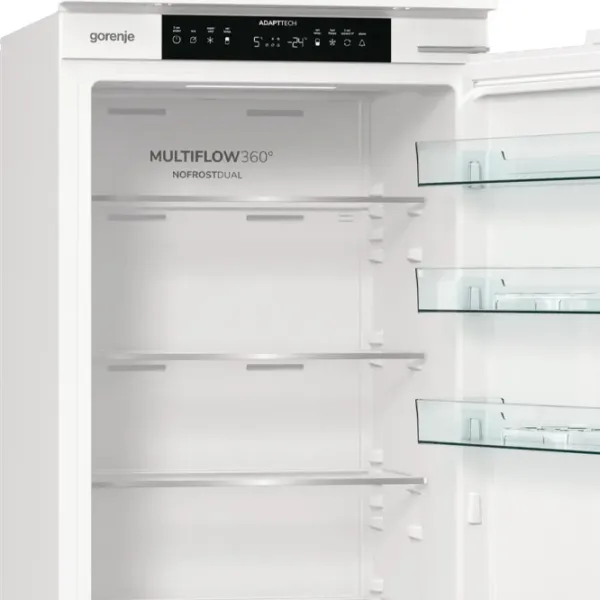 Frigider încorporabil Gorenje NRKI519E41 cu congelator jos 284 l / 193.2 cm / White photo 9