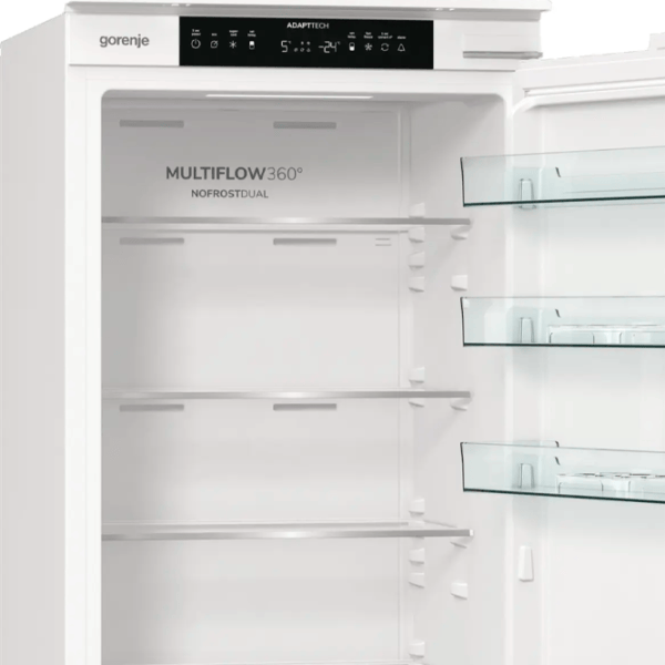 Frigider încorporabil Gorenje NRKI519E41 cu congelator jos 284 l / 193.2 cm / White photo 9