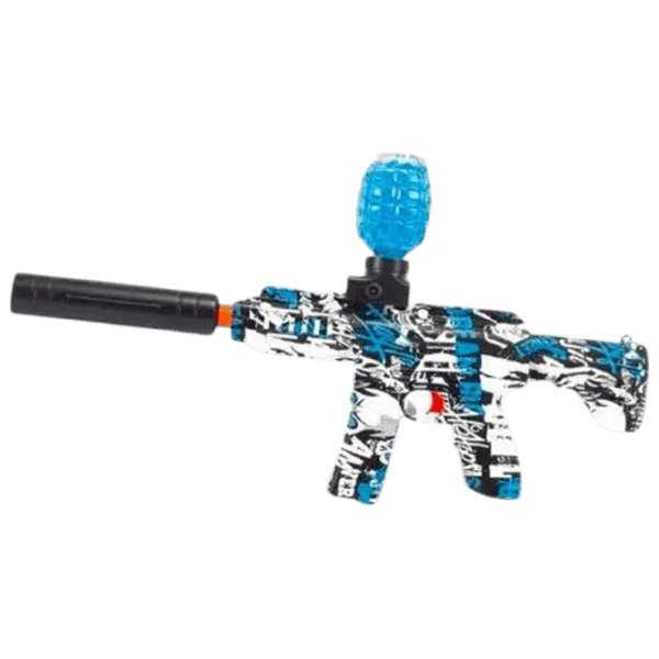 Pistol de jucărie New World Mini AK RS-507C 3+ / Bile gel / Blue photo 1