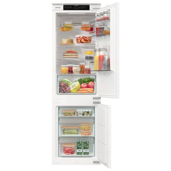 Frigider încorporabil Gorenje NRKI517E41 cu congelator jos 252 l / 177.2 cm / White photo 7