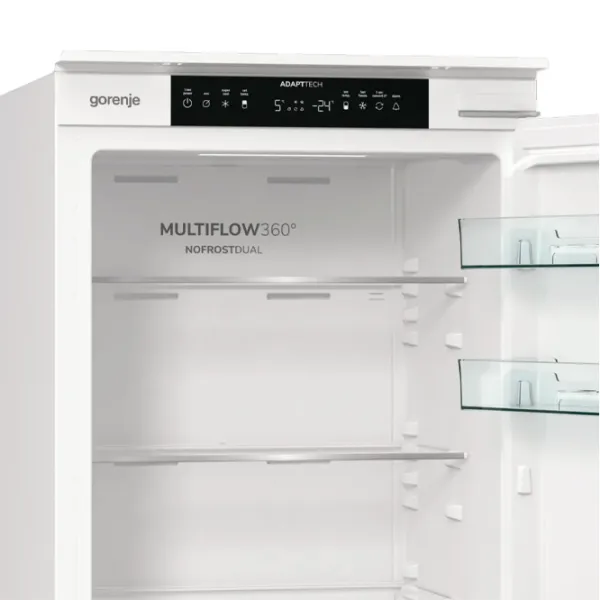 Frigider încorporabil Gorenje NRKI517E41 cu congelator jos 252 l / 177.2 cm / White photo 9
