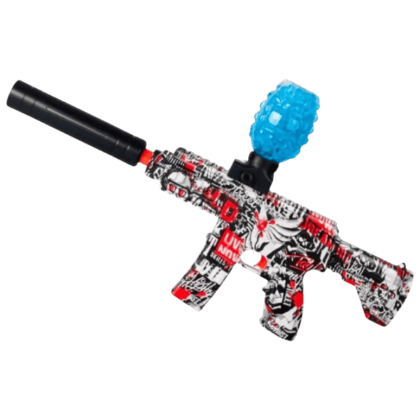 Pistol de jucărie New World Mini AK RS-507C 3+ / Bile gel / Red photo 1