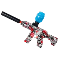 Pistol de jucărie New World Mini AK RS-507C 3+ / Bile gel / Red