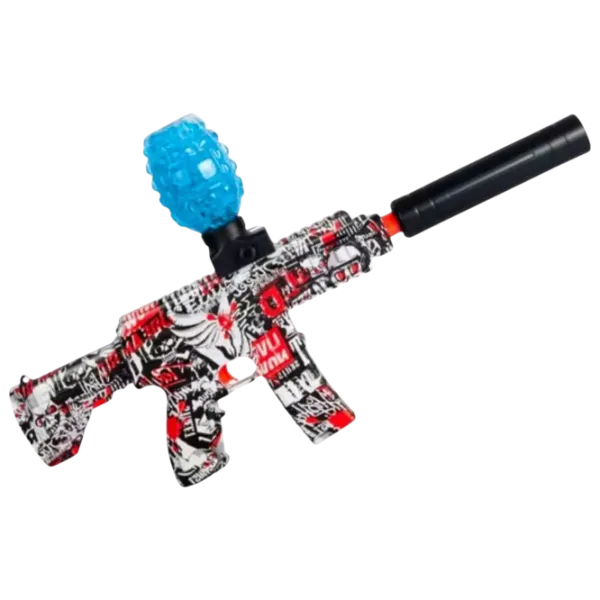 Pistol de jucărie New World Mini AK RS-507C 3+ / Bile gel / Red photo 4