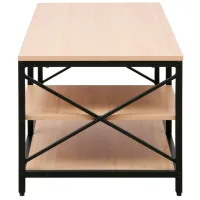 Măsuță de cafea DecoPrim Larson MCLAR-JJLVC-M37BLK Stejar Sonoma photo 3