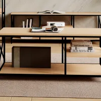 Măsuță de cafea DecoPrim Larson MCLAR-JJLVC-M37BLK Stejar Sonoma photo 8