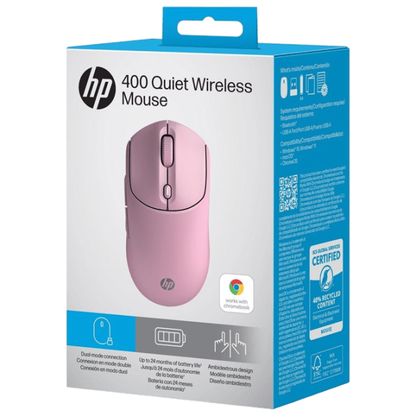 Мышь HP 400 Quiet Розовый photo 9
