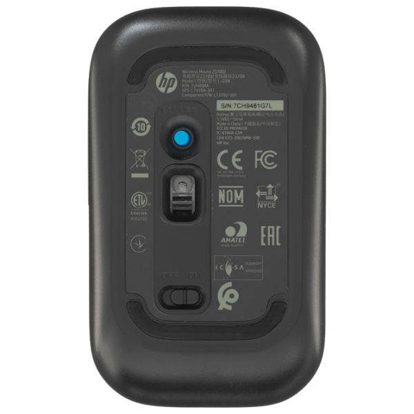 Mouse HP Z3700  Blue photo 2