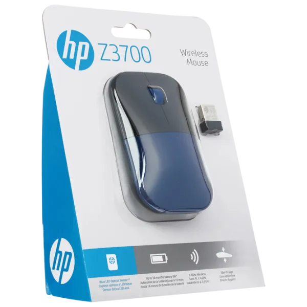 Mouse HP Z3700  Blue photo 5