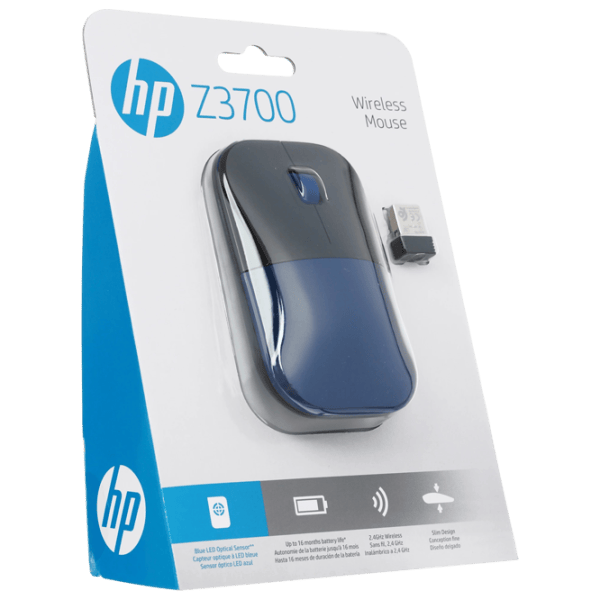 Mouse HP Z3700  Blue photo 5