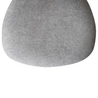 Scaun de birou DecoPrim Roses Davis Storm 85+natural Legs Placaj / Gray Beige photo 6