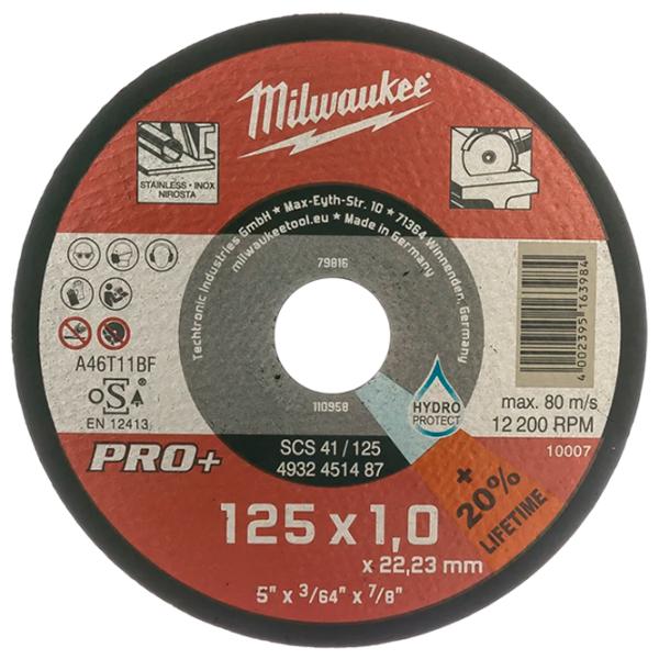 Круг отрезной Milwaukee 4932451487  photo 1