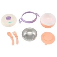 Bol termic U-GROW UG-235PP Pentru fetițe / 6+ luni / Pink photo 3