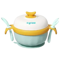 Bol termic U-GROW UG-235BL Unisex / 6+ luni / Blue