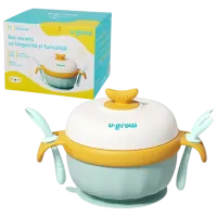 Bol termic U-GROW UG-235BL Unisex / 6+ luni / Blue photo 5