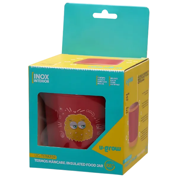 Termos pentru mâncare U-GROW UG-TER820R Unisex / 4+ luni / Red photo 4