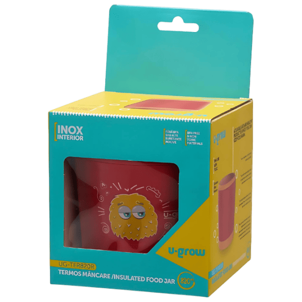 Termos pentru mâncare U-GROW UG-TER820R Unisex / 4+ luni / Red photo 4