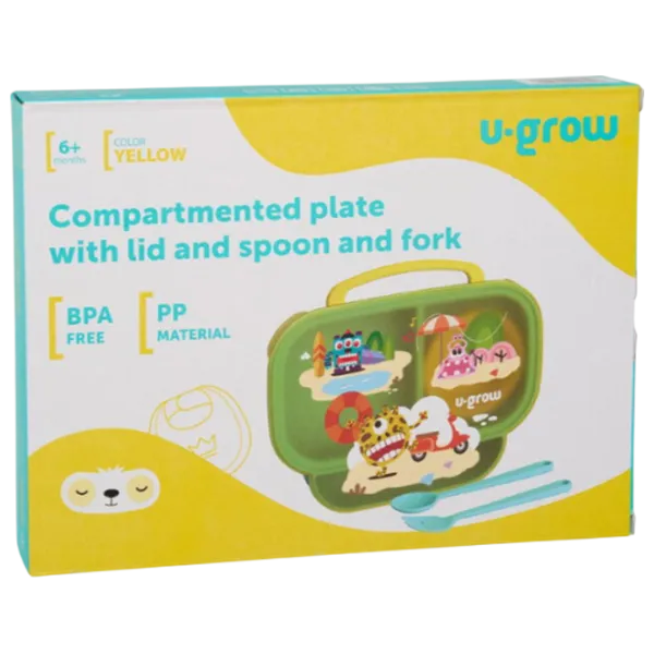 Контейнер c отсеками U-GROW A-1420BL Унисекс / 4+ месяца / Синий photo 6