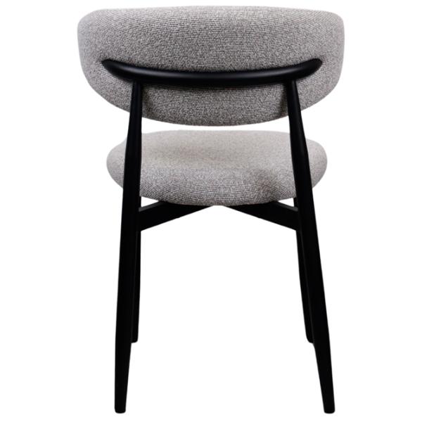 Scaun de bucătărie DecoPrim Meridian  Stofă/ Gray Black photo 4