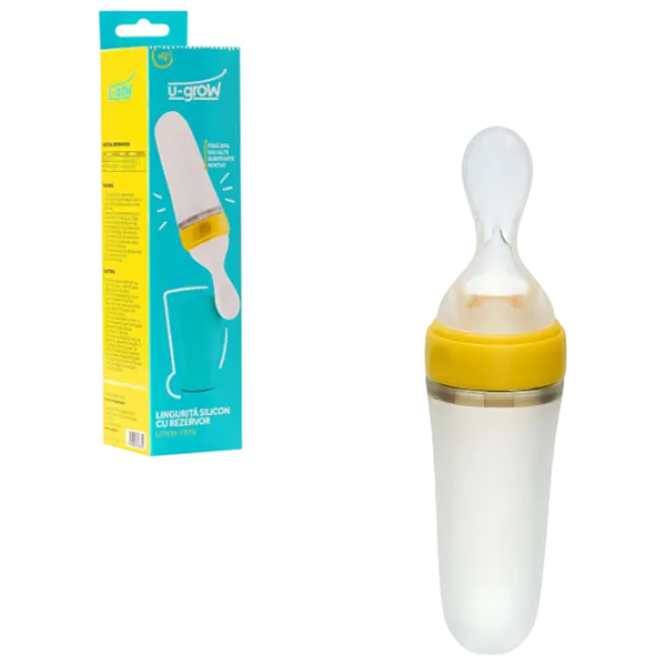 Linguriță cu dozator U-GROW U7509-FSPN Unisex / 4+ luni / Blue photo 1