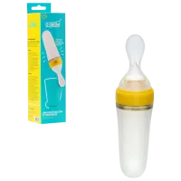 Linguriță cu dozator U-GROW U7509-FSPN Unisex / 4+ luni / Blue