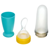 Linguriță cu dozator U-GROW U7509-FSPN Unisex / 4+ luni / Blue photo 2